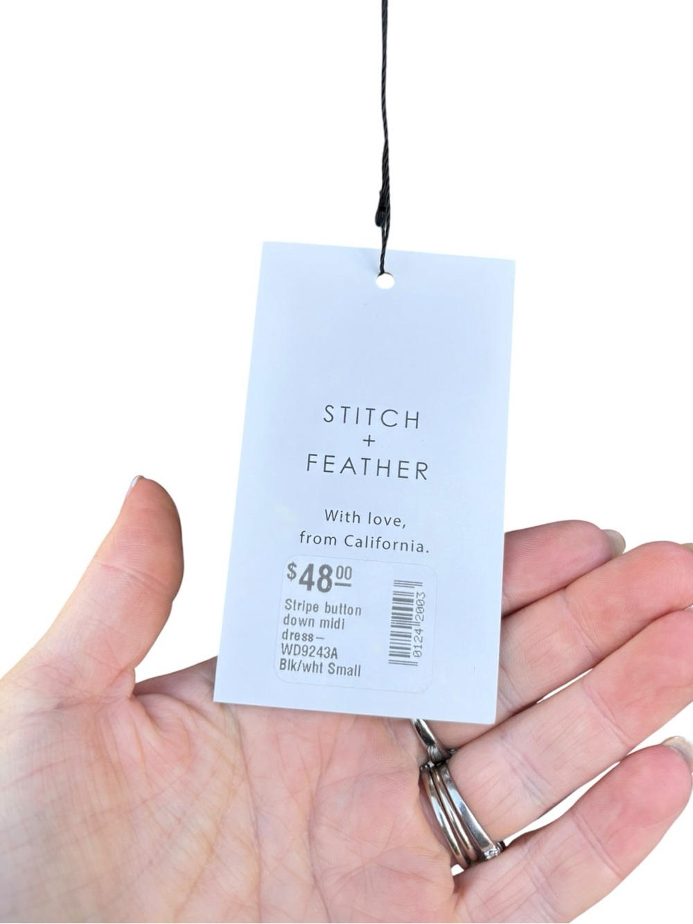 Stitch + Feather NWT Striped Midi Dress I Size: S - Picture 5 of 10